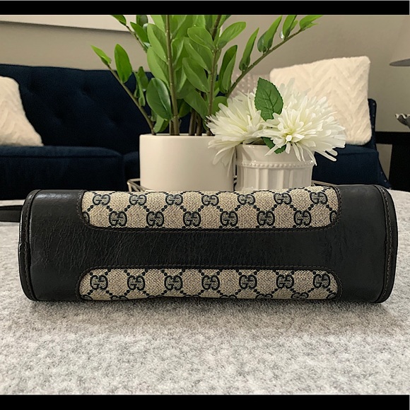 GUCCI Shoulder Bag vintage GG Supreme Navy blue - Picture 4 of 15